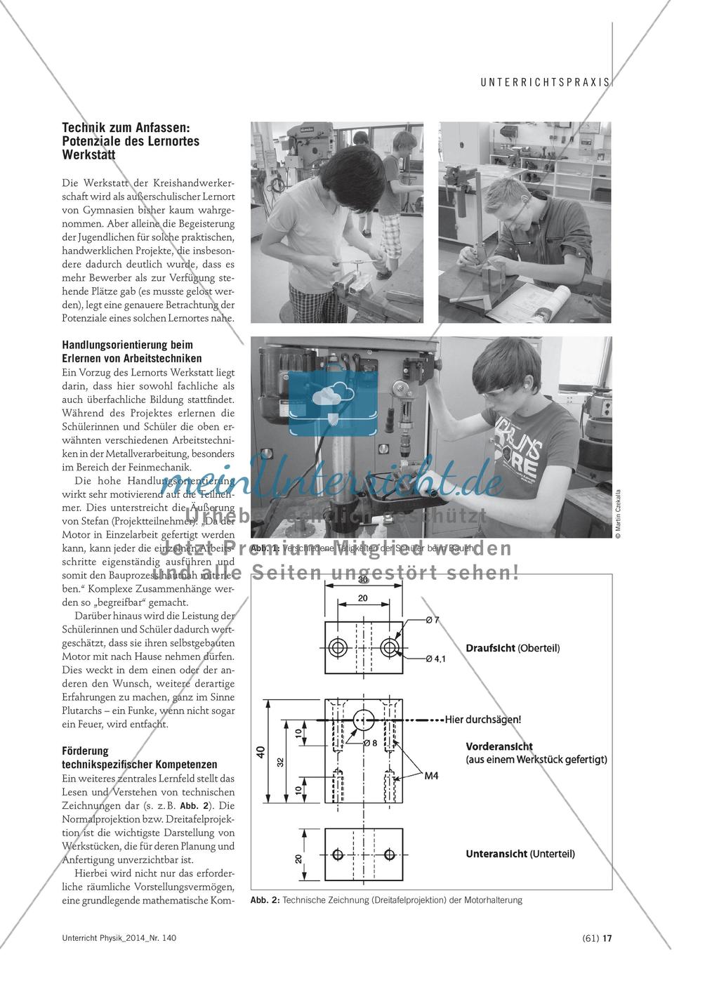 Heißluftmotoren selbst bauen - Eine Kooperation zwischen Kreishandwerkerschaft und Gymnasium Preview 3
