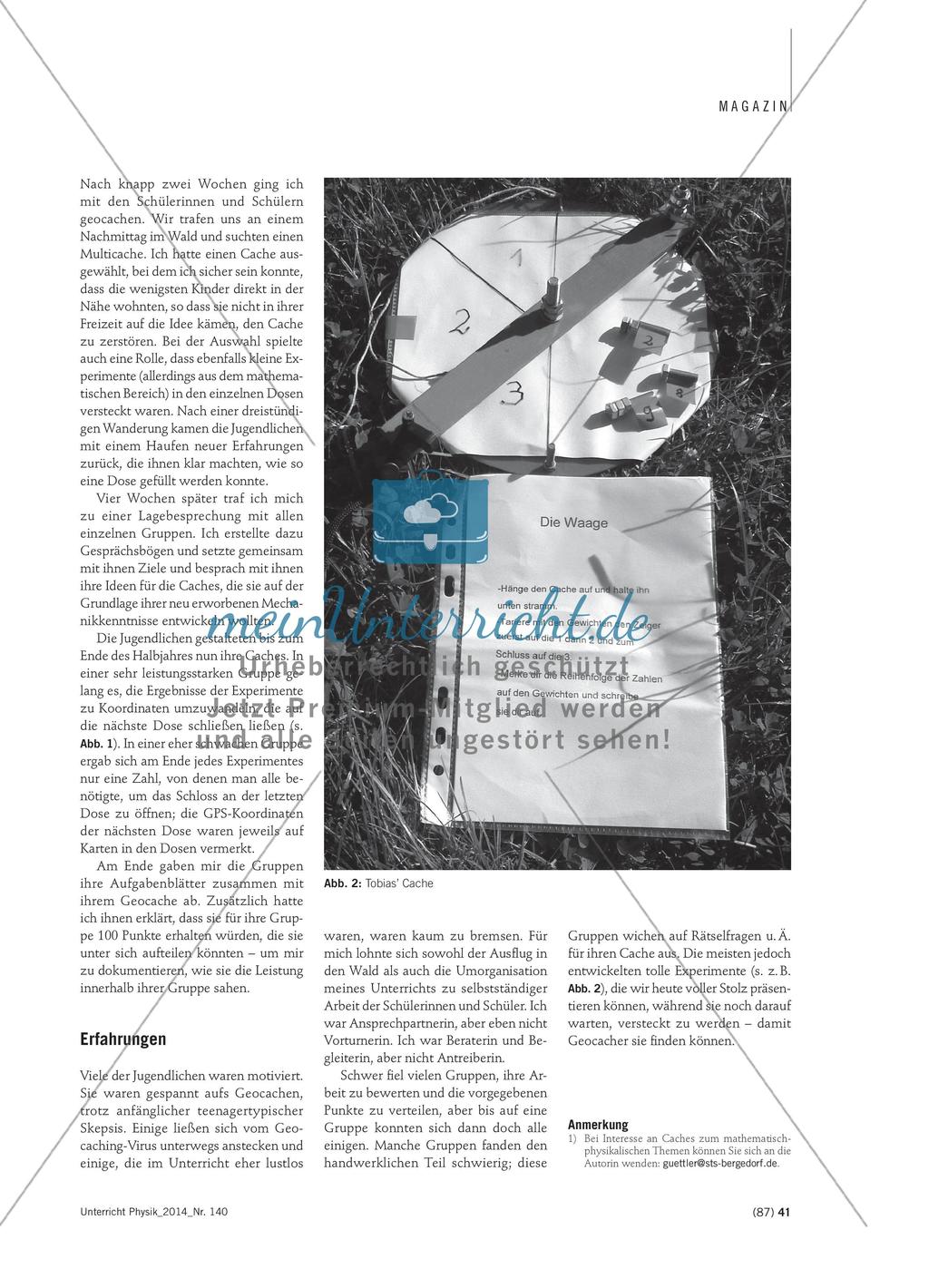 Geocaching im Physikunterricht Preview 2