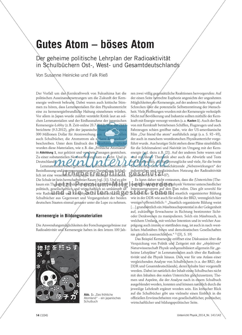 Gutes Atom – böses Atom Preview 1