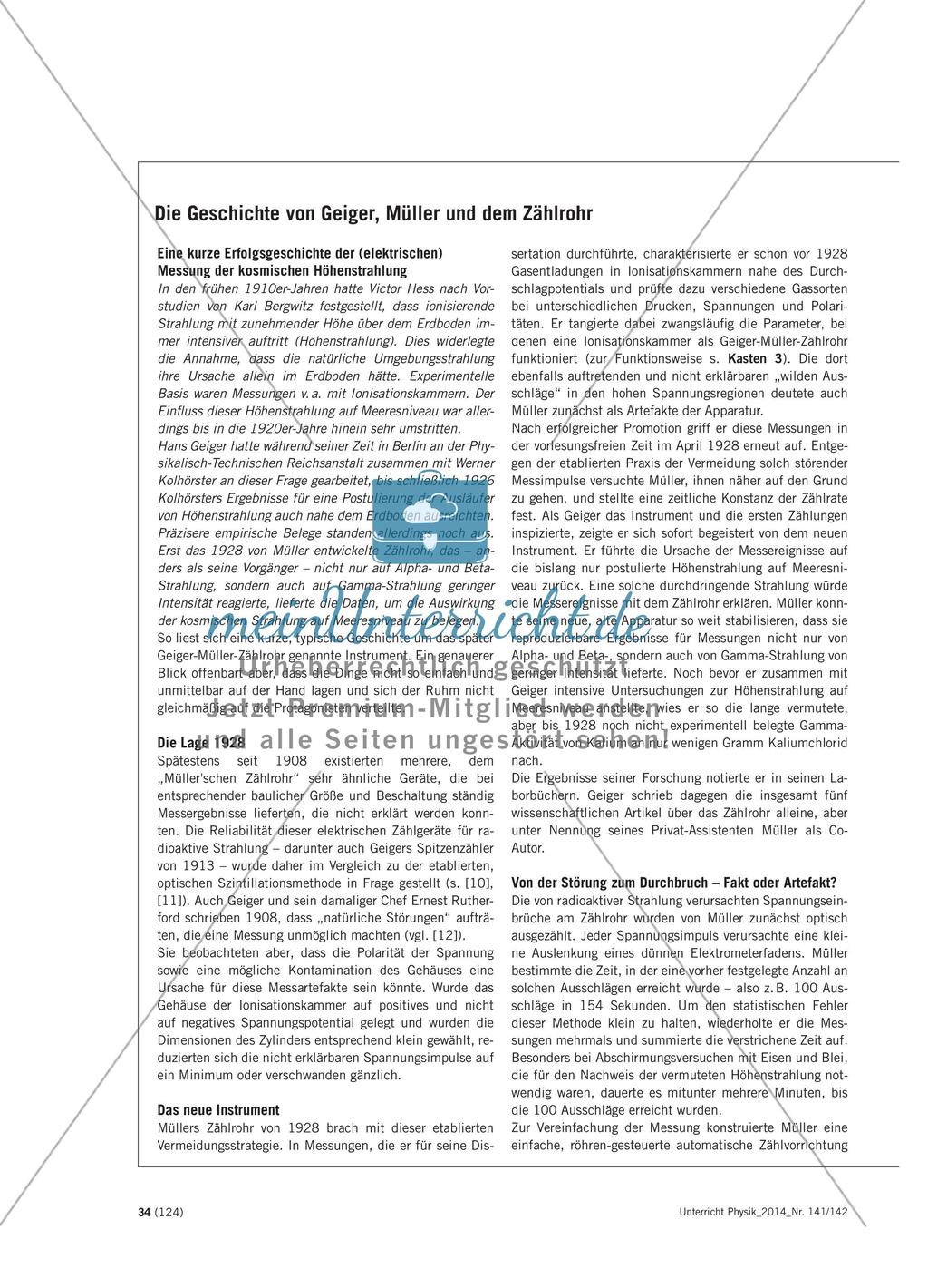 Wer zählt – Geiger oder Müller? Preview 3