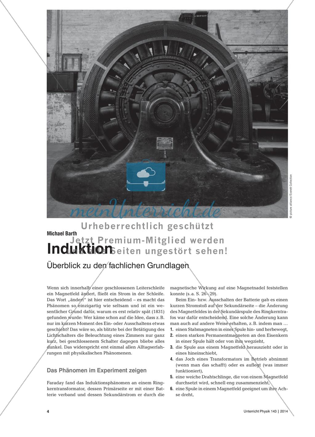Induktion - Überblick zu den fachlichen Grundlagen Preview 1