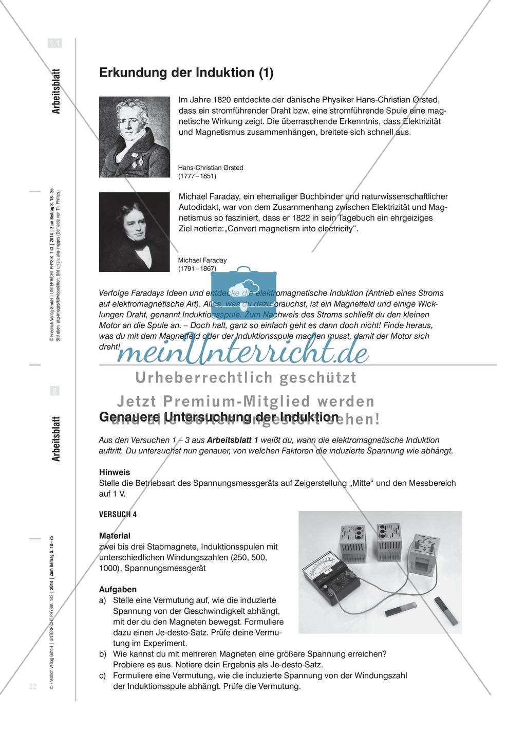 Vom Phänomen zu den Anwendungen - Das Thema Induktion in der Mittelstufe des Gymnasiums unterrichten Preview 5