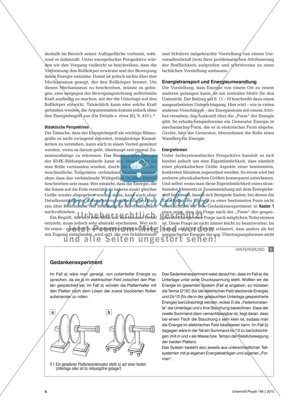 (Elektrische) Energie - Unterrichten zu einem schwierigen Begriff mit großer Bedeutung Preview 3