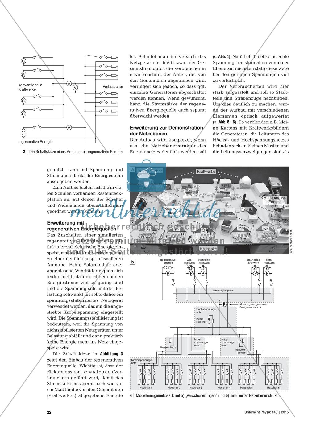 Der Strom kommt einfach aus der Steckdose? - Modell eines Energieversorgungsnetzes im Unterricht Preview 3