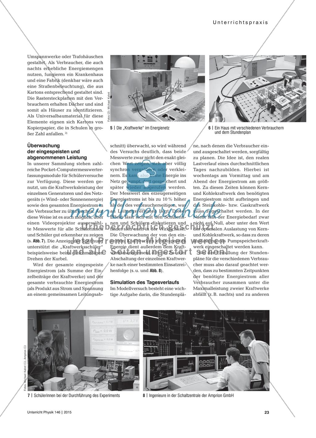 Der Strom kommt einfach aus der Steckdose? - Modell eines Energieversorgungsnetzes im Unterricht Preview 4