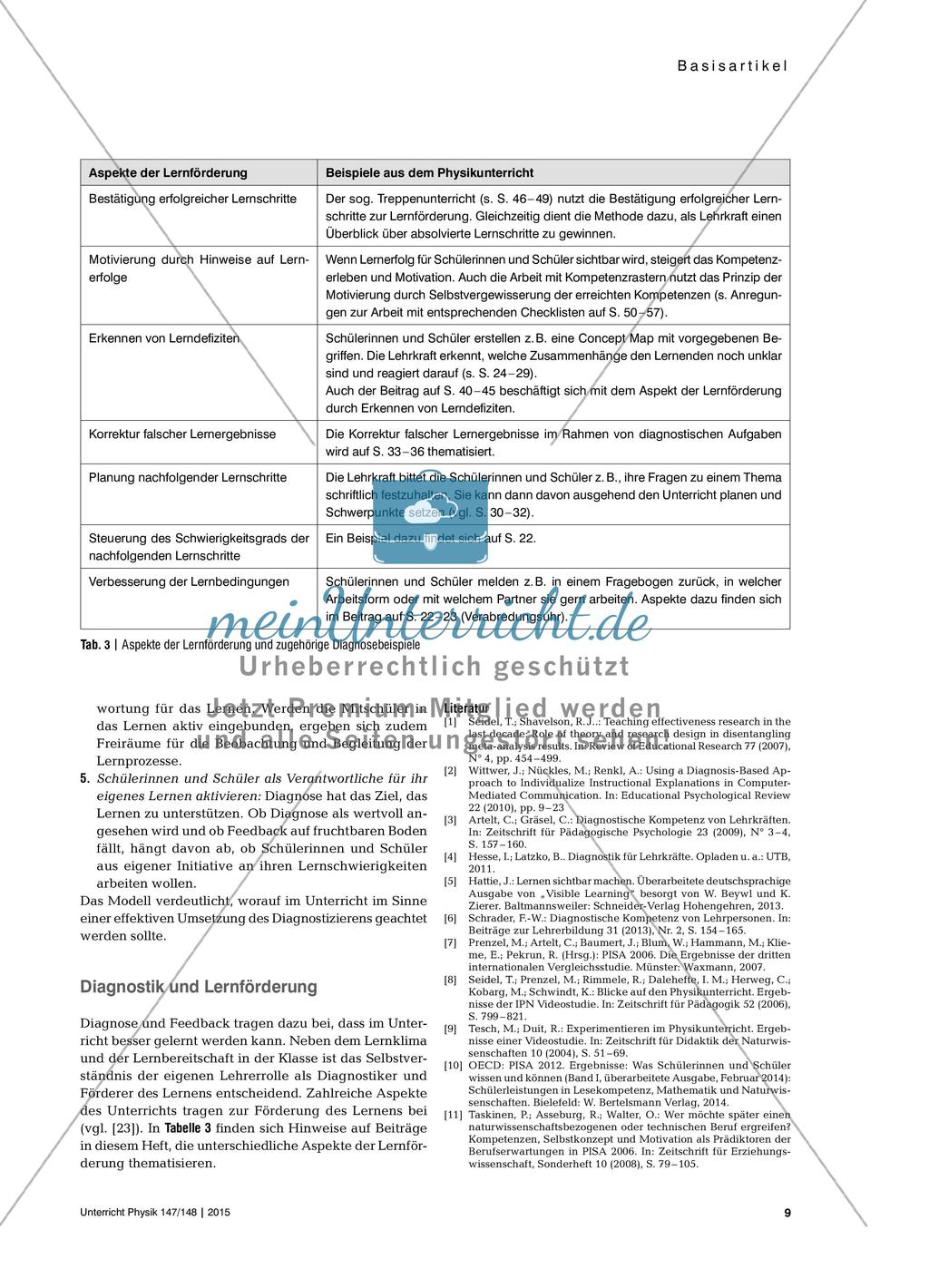 Diagnostizieren und Fördern - Hintergründe, Ansätze und Probleme von ...