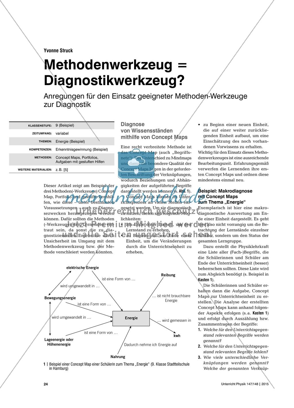 Methodenwerkzeug = Diagnostikwerkzeug? Preview 1