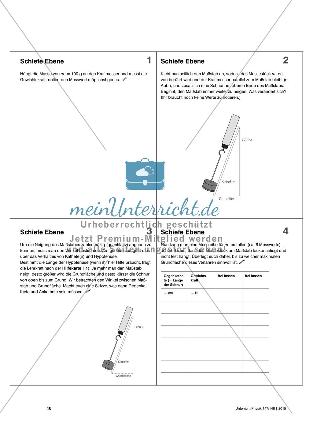 Der Treppenunterricht - Eine Methode zur Diagnose eigener Elementarisierungen und des Schüler-Arbeitstempos Preview 3