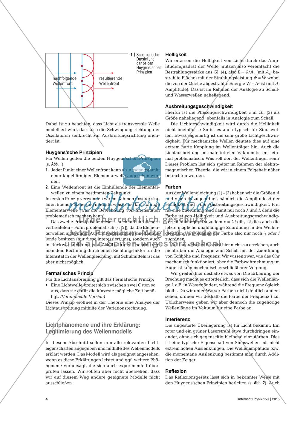 Wellenoptik - Ein Überblick über die fachlichen Grundlagen Preview 3