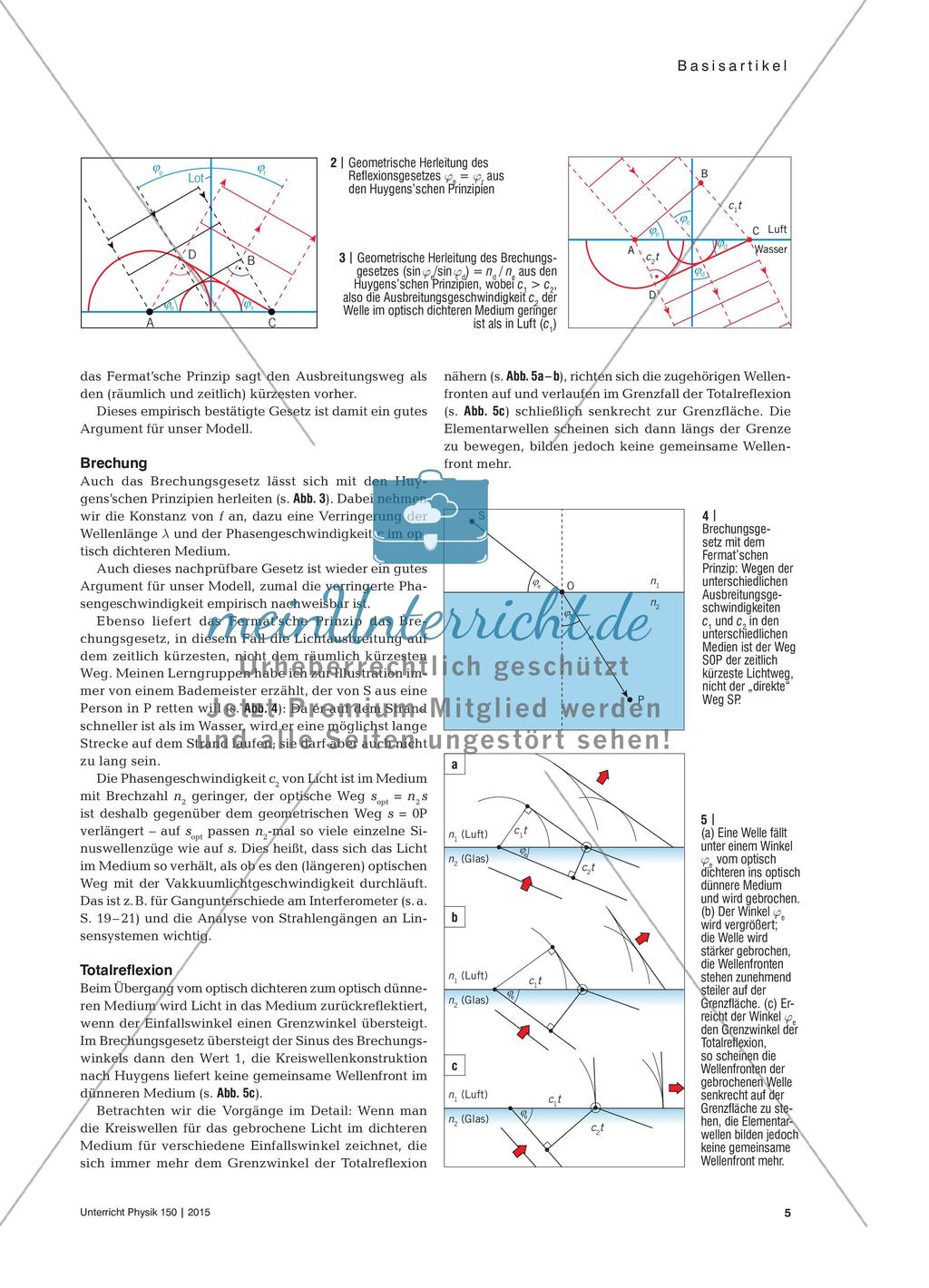 Wellenoptik - Ein Überblick über die fachlichen Grundlagen Preview 4