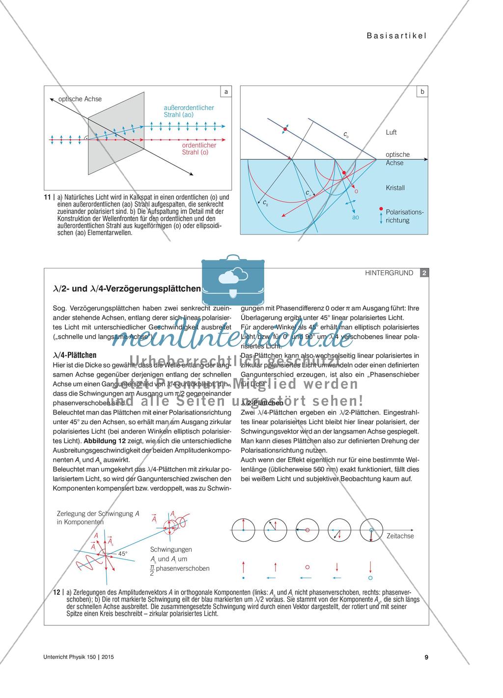 Wellenoptik - Ein Überblick über die fachlichen Grundlagen Preview 8