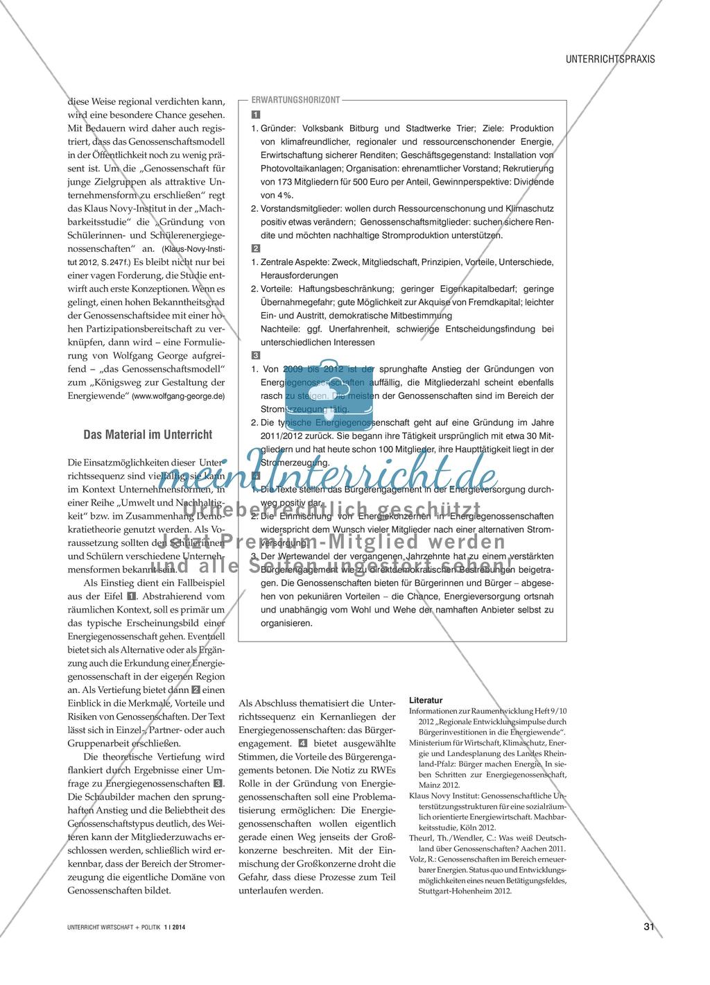 Energiewende partizipativ gestalten - Potenziale von Genossenschaften im Energiesektor Preview 2