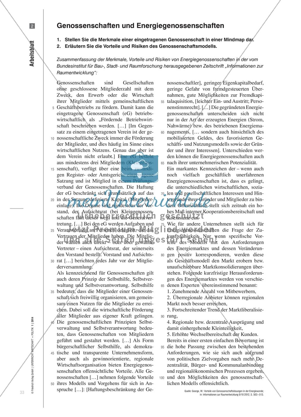 Energiewende partizipativ gestalten - Potenziale von Genossenschaften im Energiesektor Preview 4