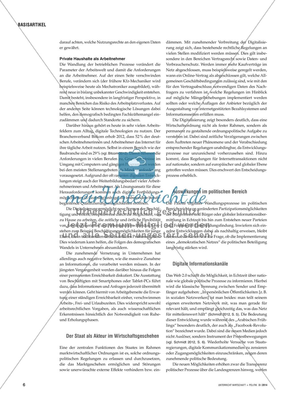 Digitalisierung - Veränderungsprozesse in Politik und Wirtschaft Preview 5