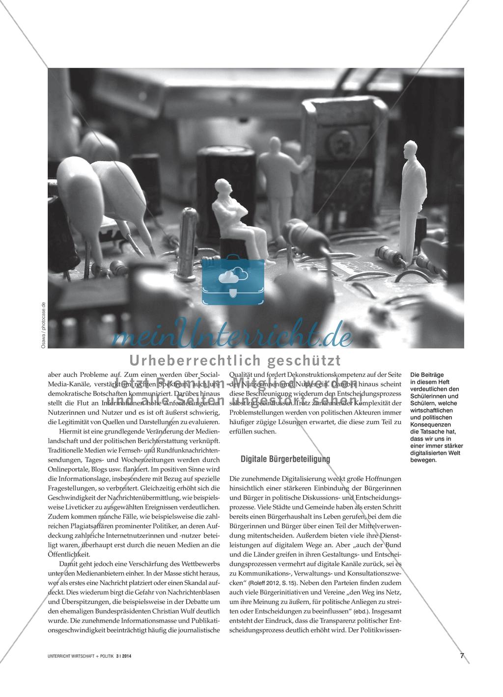 Digitalisierung - Veränderungsprozesse in Politik und Wirtschaft Preview 6