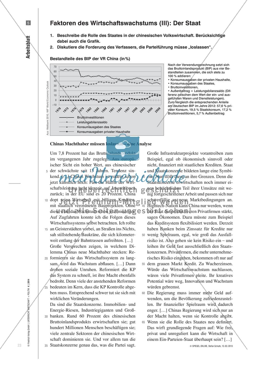 Ein chinesisches „Wirtschaftswunder“? - Historische Voraussetzungen, Akteure und Probleme Preview 8