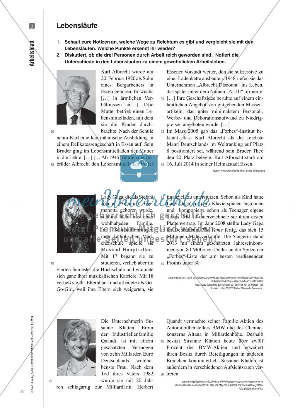 Macht Arbeit reich? - Einkommensquellen und Einkommensverteilung im Vergleich Preview 5