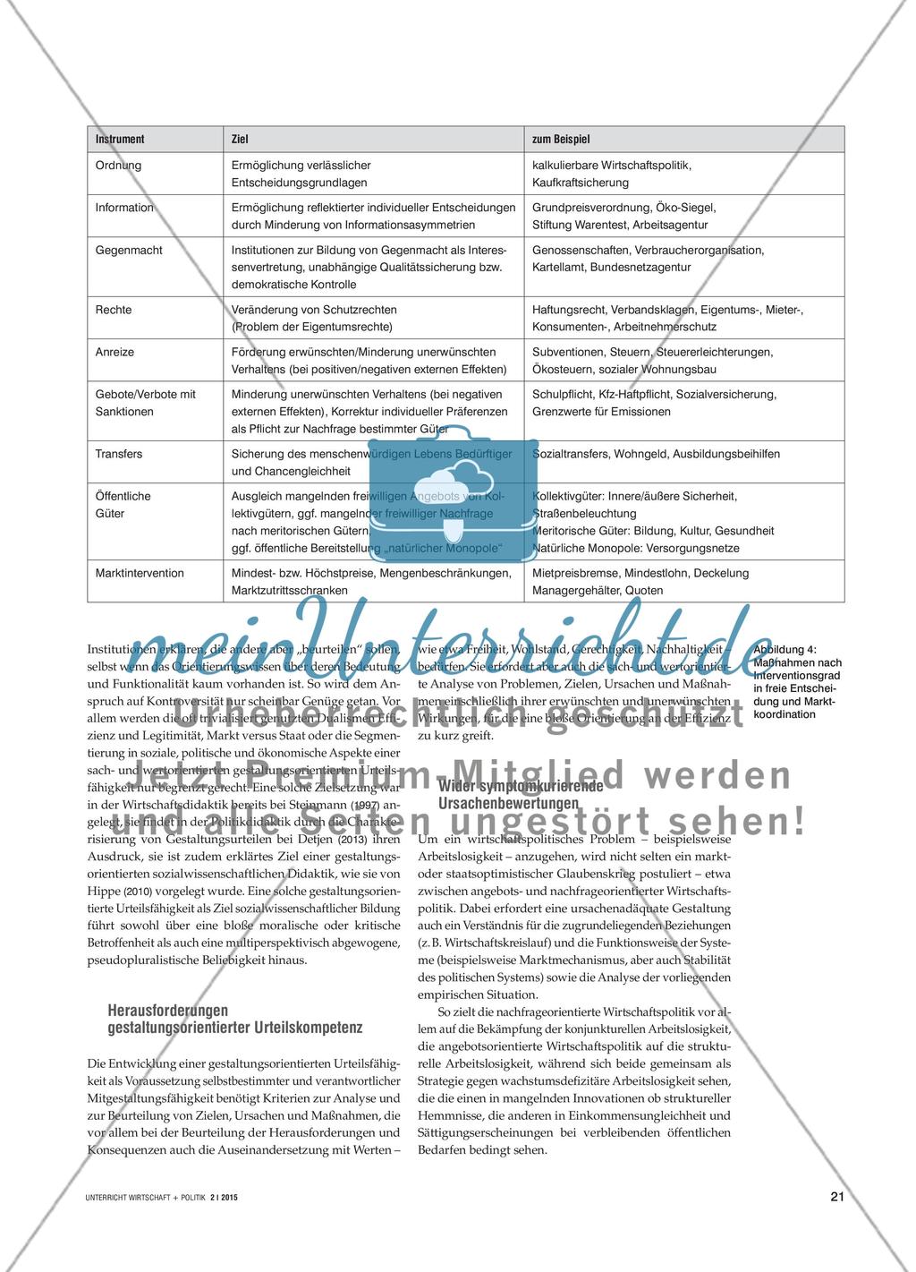 Urteilskompetenz – auch ein Ziel ökonomischen Bildung?: Gestaltungsorientierte Urteilskompetenz braucht politische und ökonomische Bildung Preview 4