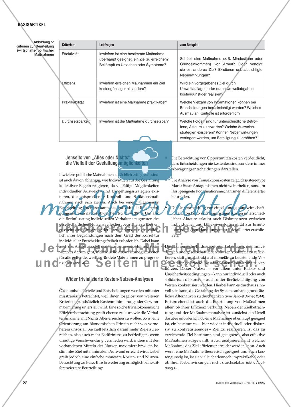 Urteilskompetenz – auch ein Ziel ökonomischen Bildung?: Gestaltungsorientierte Urteilskompetenz braucht politische und ökonomische Bildung Preview 5