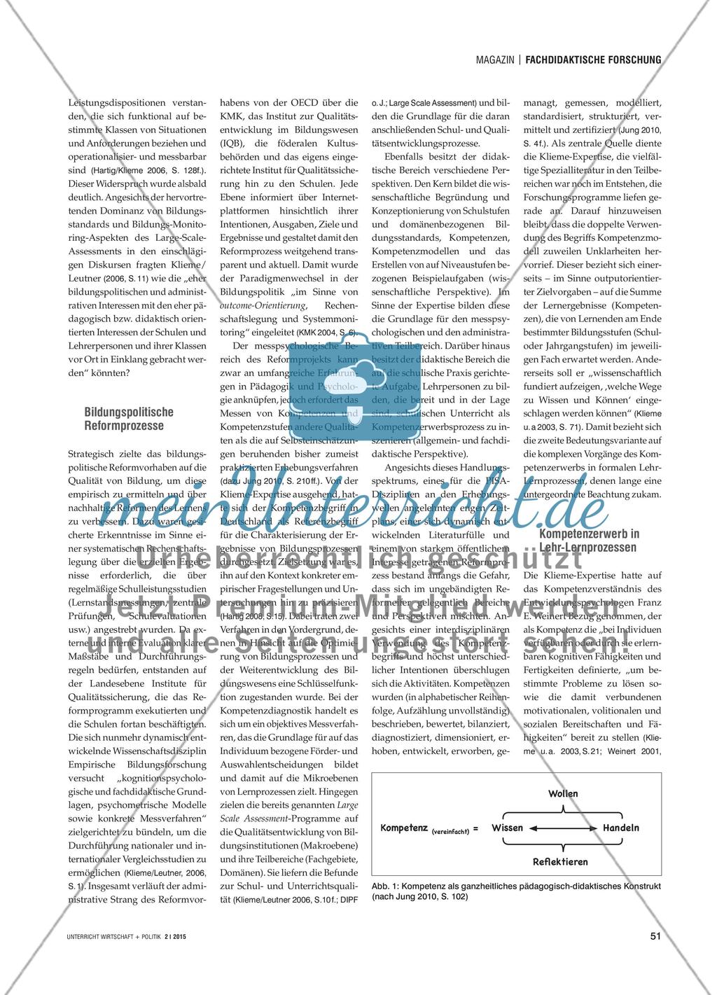 Kompetenzerwerb in Lernsituationen Preview 2
