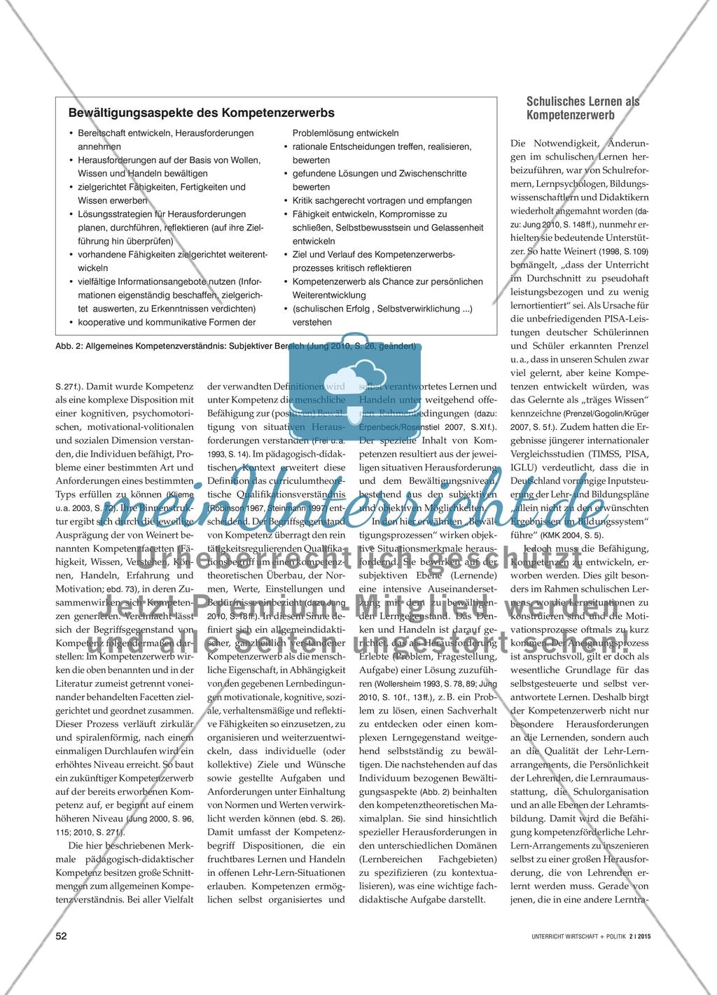 Kompetenzerwerb in Lernsituationen Preview 3