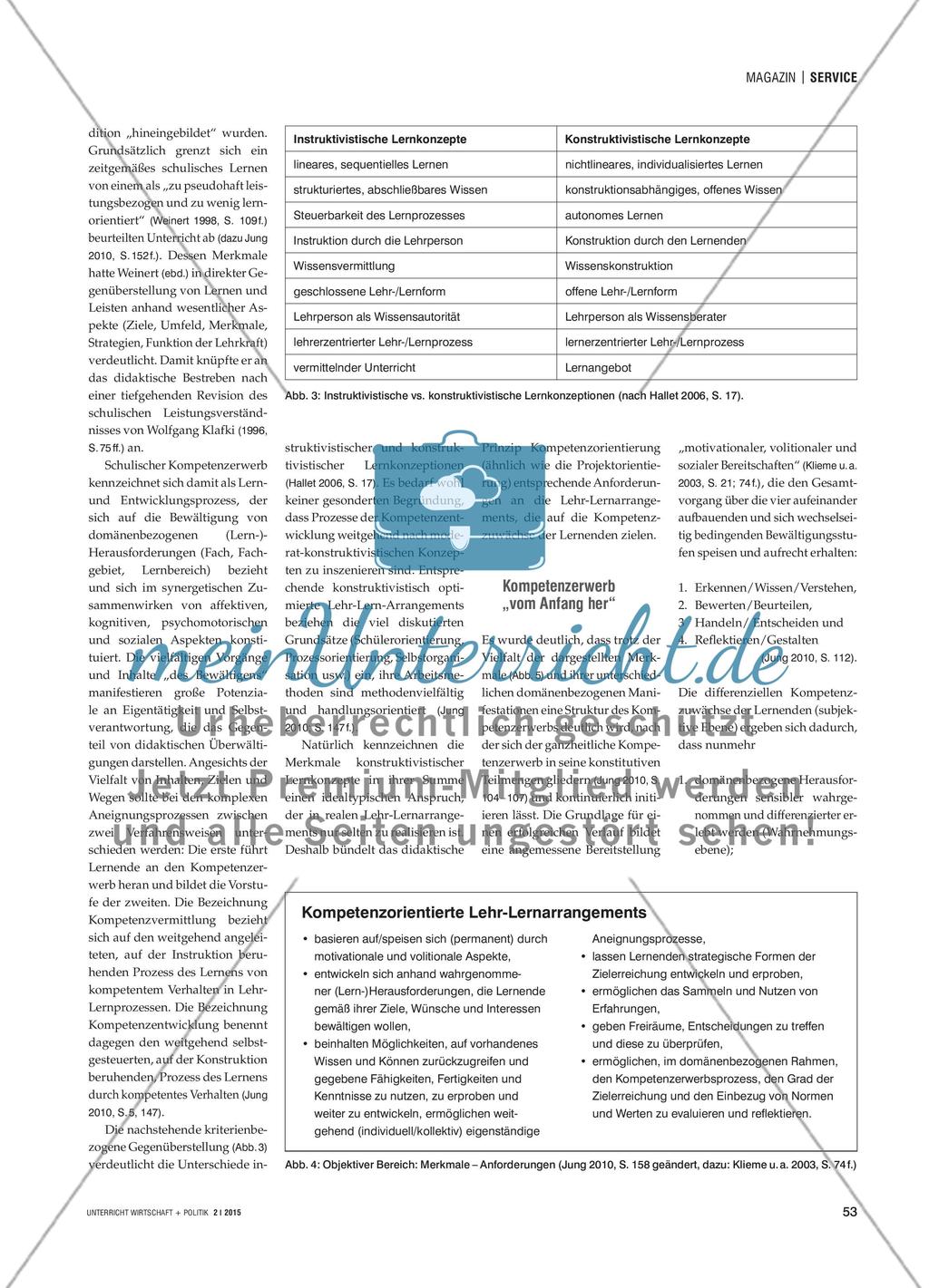 Kompetenzerwerb in Lernsituationen Preview 4