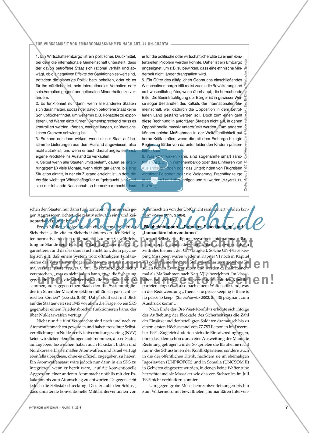Konflikt und Kooperation - in Theorie und Praxis der internationalen Beziehungen Preview 6