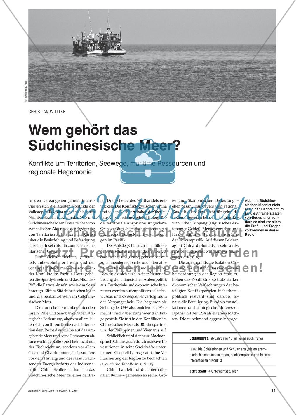 Wem gehört das Südchinesische Meer? Preview 1