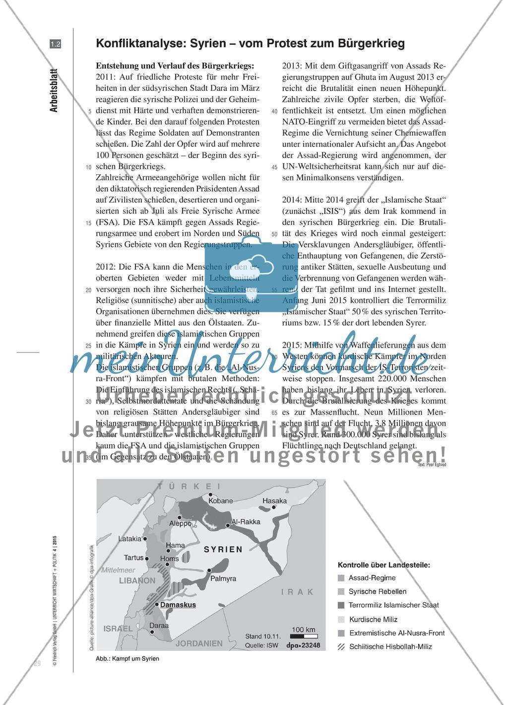Syrien – ein failed state?: Ursachen und Folgen des Staatszerfalls Preview 4