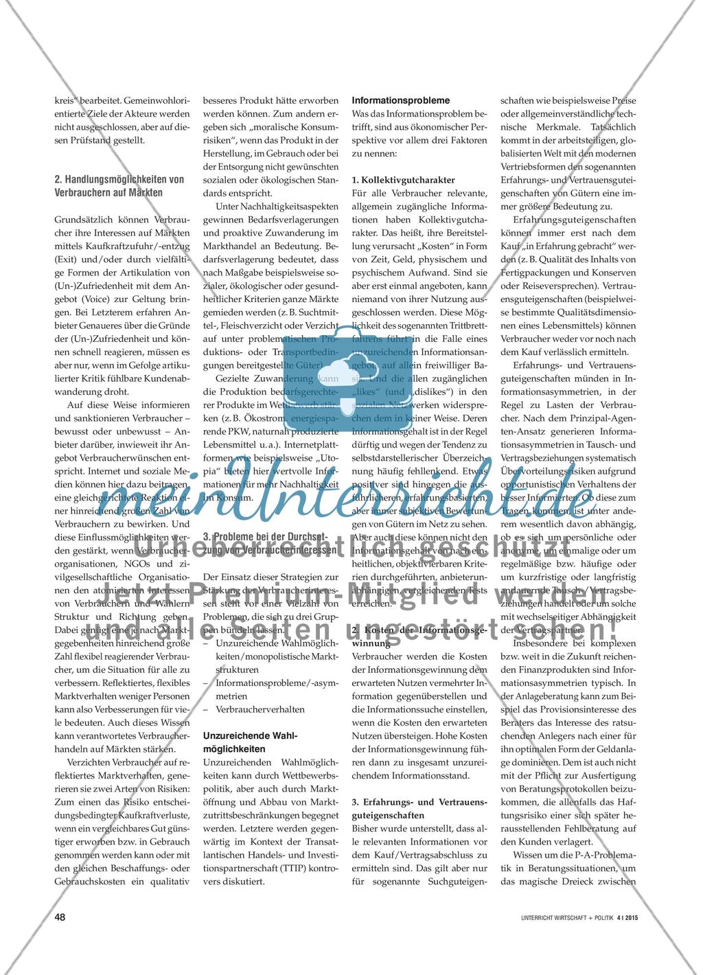 Der originäre Beitrag der ökonomischen Bildung zur Verbraucherbildung Preview 2