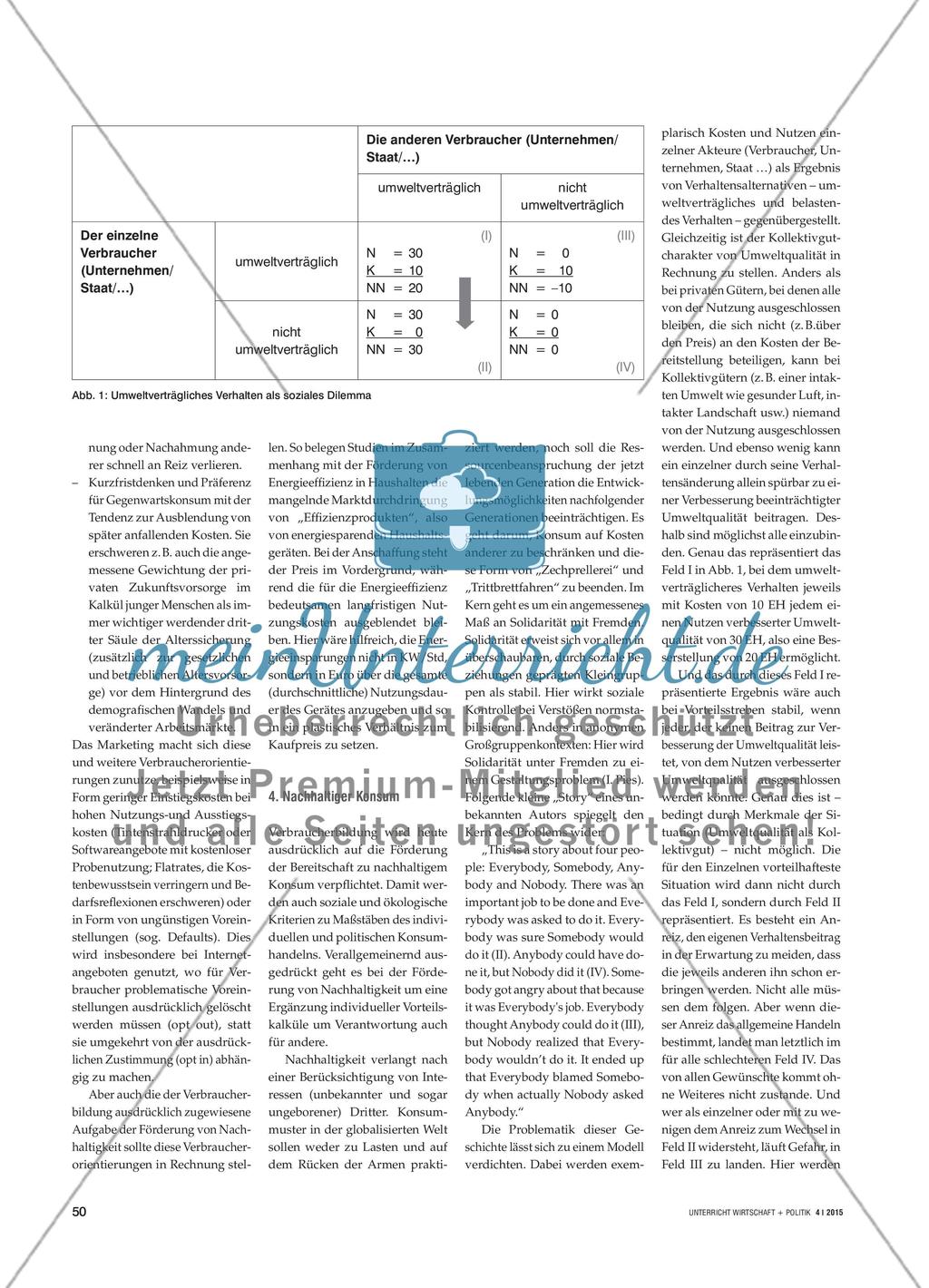 Der originäre Beitrag der ökonomischen Bildung zur Verbraucherbildung Preview 4
