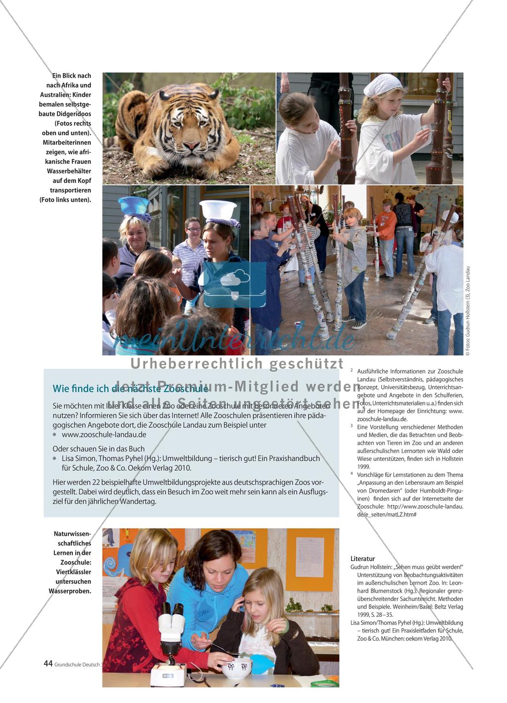 Eine Zooschule hat einiges zu bieten! - Zum Beispiel Bildung für eine nachhaltige Entwicklung in der Zooschule Landau Preview 4
