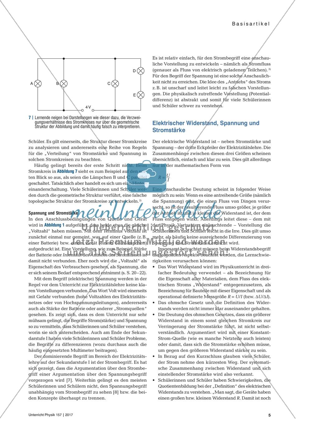 Elektrizitätslehre aus Schülersicht - Schülervorstellungen und Lernschwierigkeiten im Bereich der Elektriziätslehre Preview 4