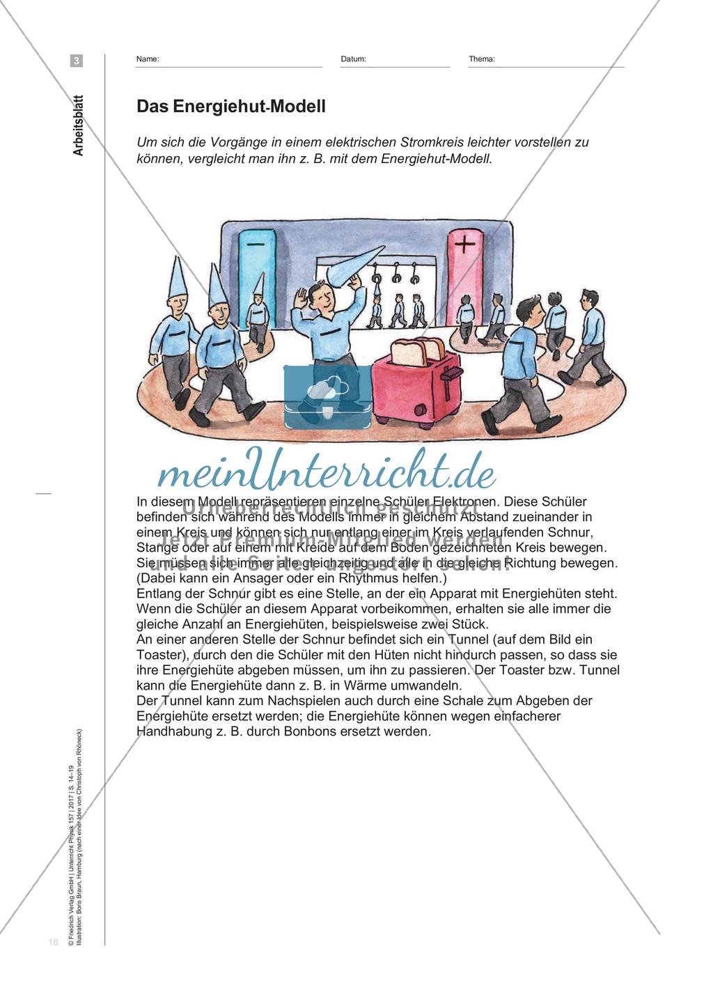 Vier konkurrierende Stromkreismodelle - Ein Gruppenpuzzle Preview 5
