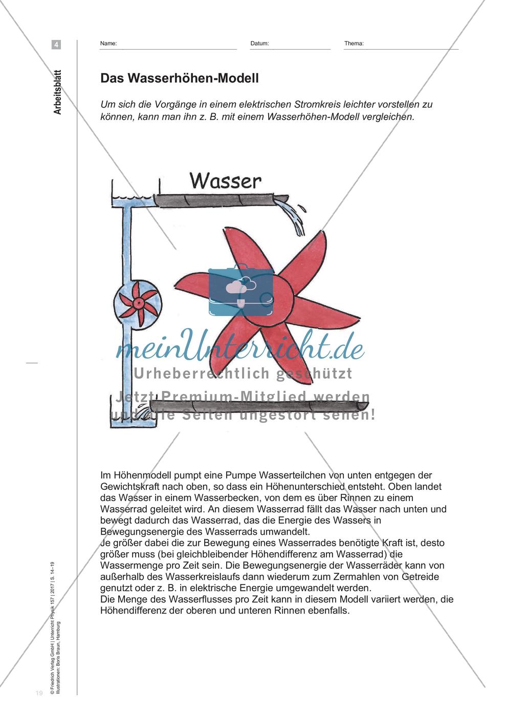 Vier konkurrierende Stromkreismodelle - Ein Gruppenpuzzle Preview 6