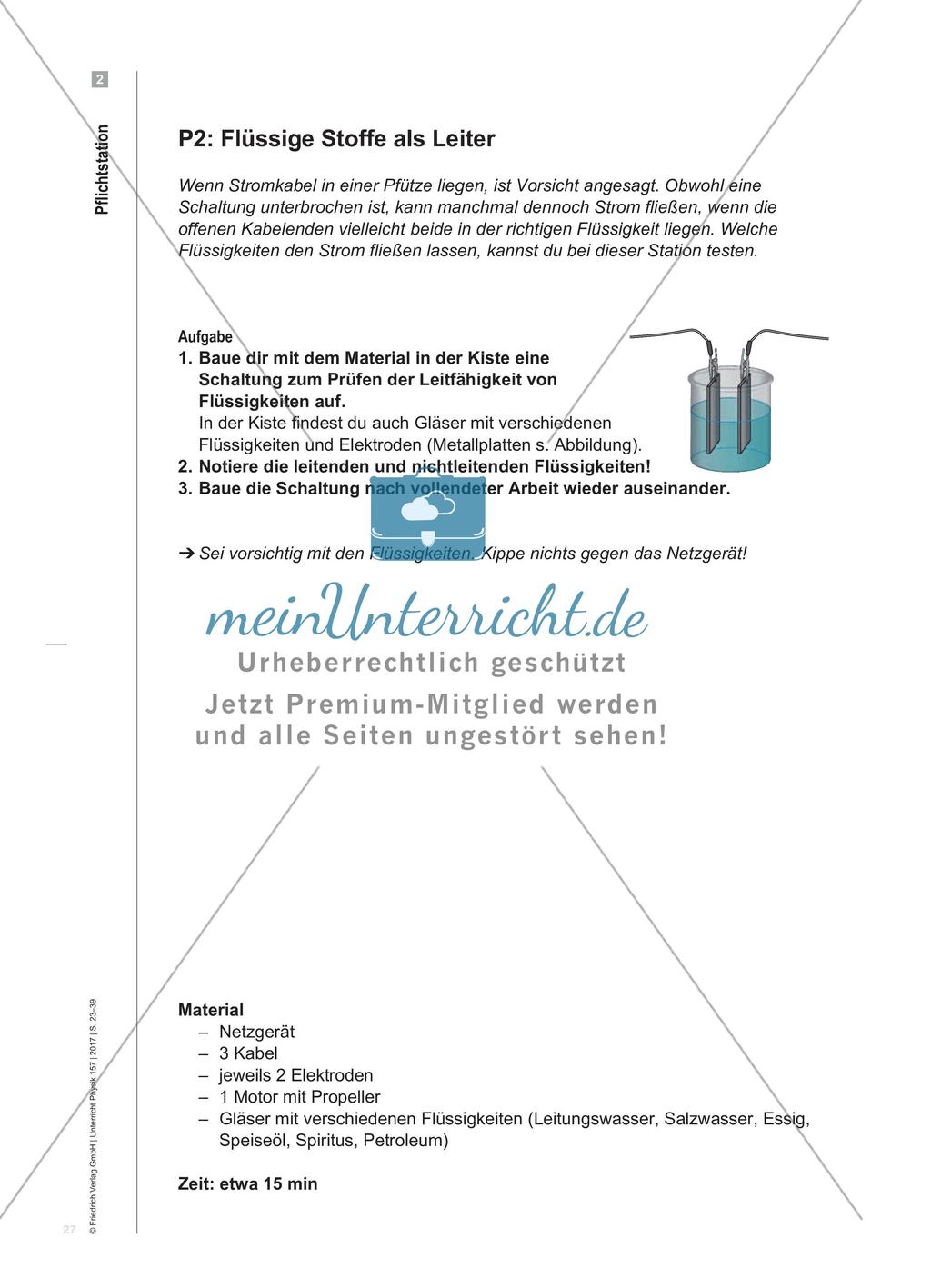 Die Grundschaltungen der Elektrizitätslehre - Materialien für das Lernen an Stationen zur selbstständigen Erarbeitung Preview 5