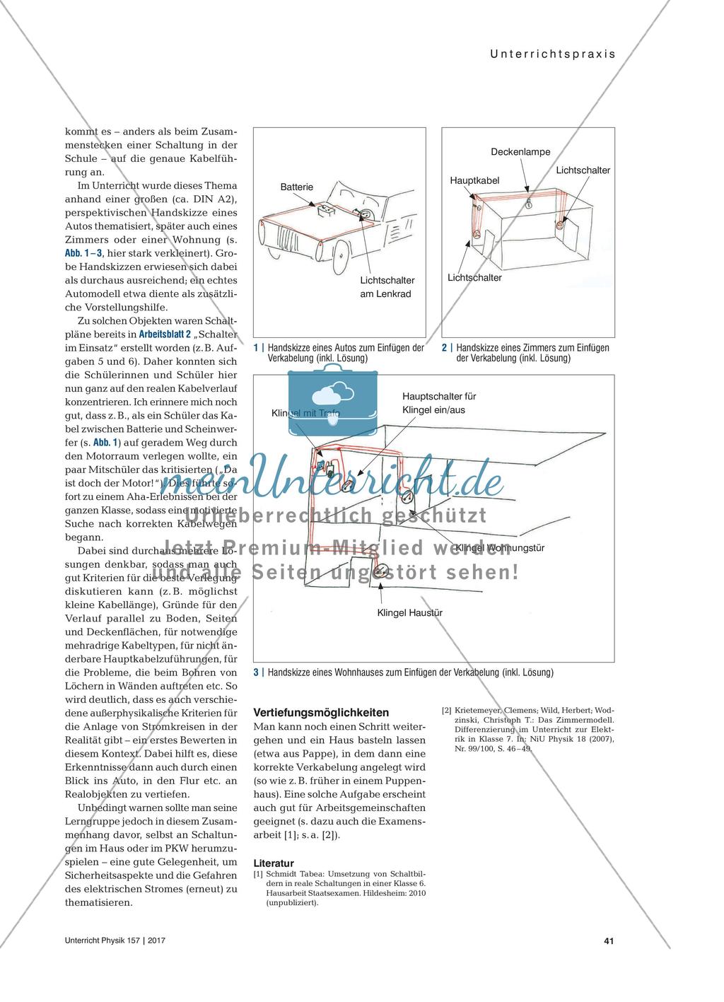 „Wir helfen Herrn Elektromann!“ - Eine Schülerübung zum Thema Stromkreise und daran anschließende Aufgabenstellungen Preview 2
