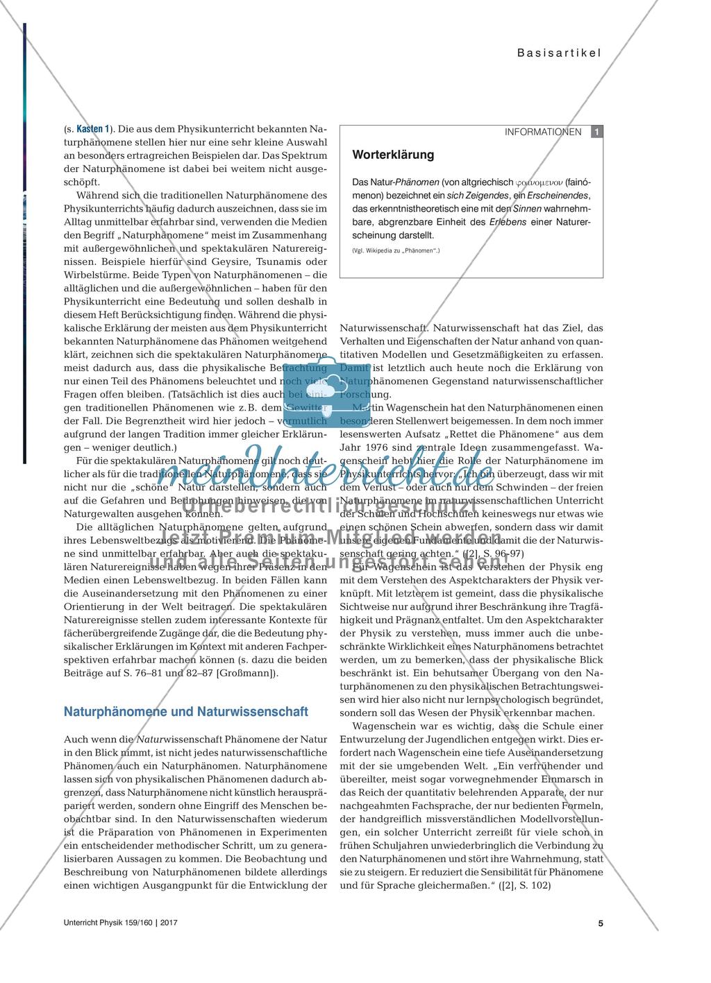 Zwischen Spektakel, Phänomen und Konstruktion - Naturphänomene wahrnehmen im digitalen Zeitalter Preview 2