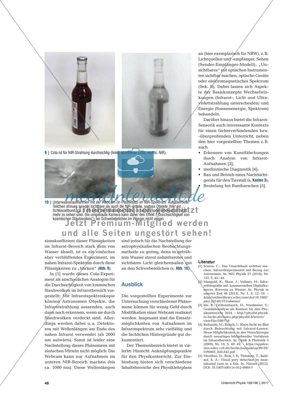 … there is more than meets the eye - Naturphänomene im nahen Infrarotbereich mit Webcams sichtbar machen Preview 5