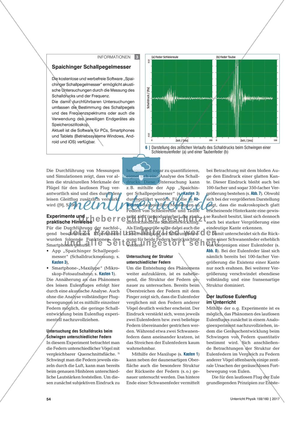 Von der Natur lernen - Experimente zur Untersuchung bionischer Phänomene mit dem Smartphone Preview 6