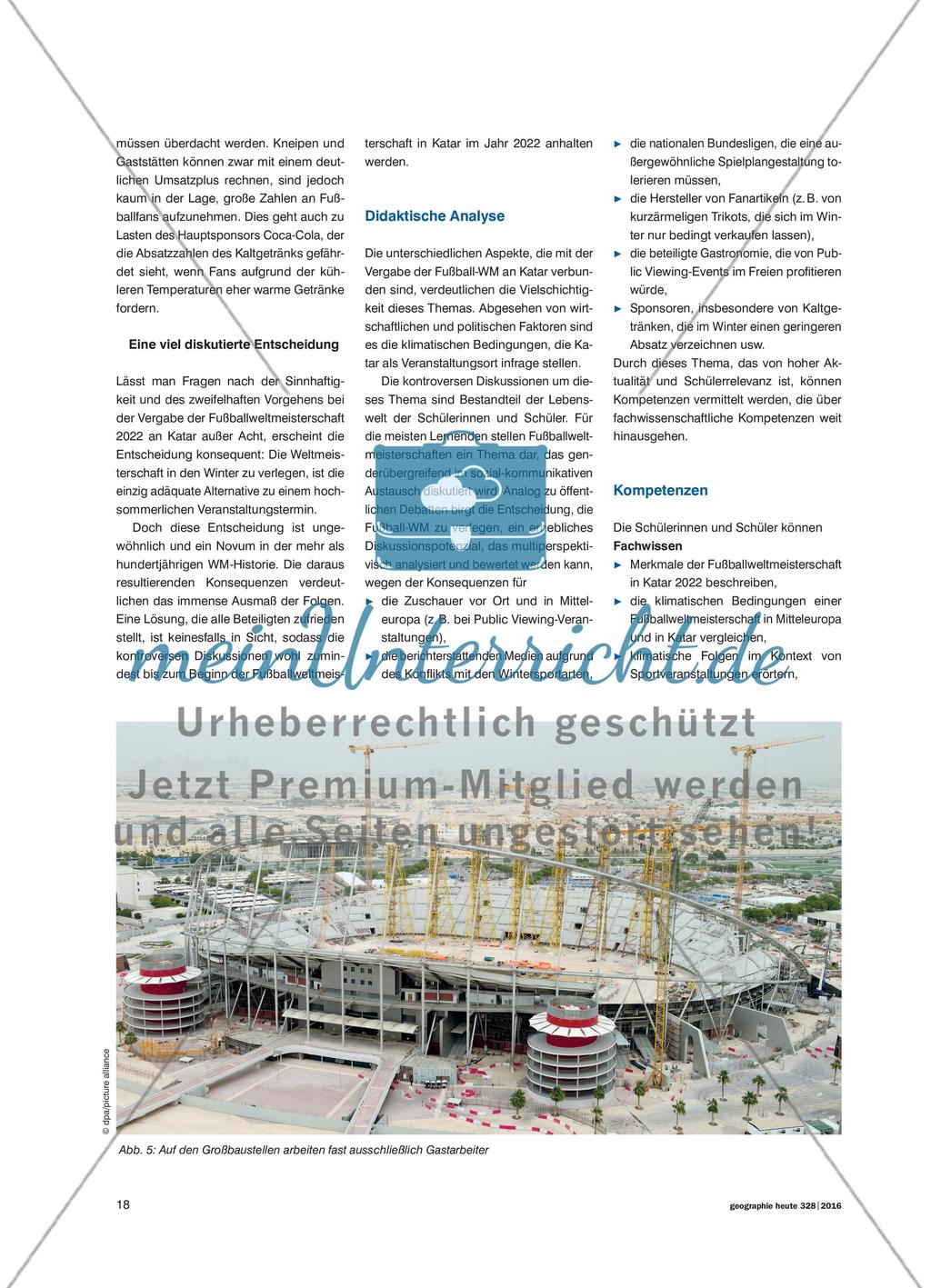 Eine Fußball-WM im Winter ist anders - Geographisches Denken mit der Placemat-Methode entwickeln Preview 4