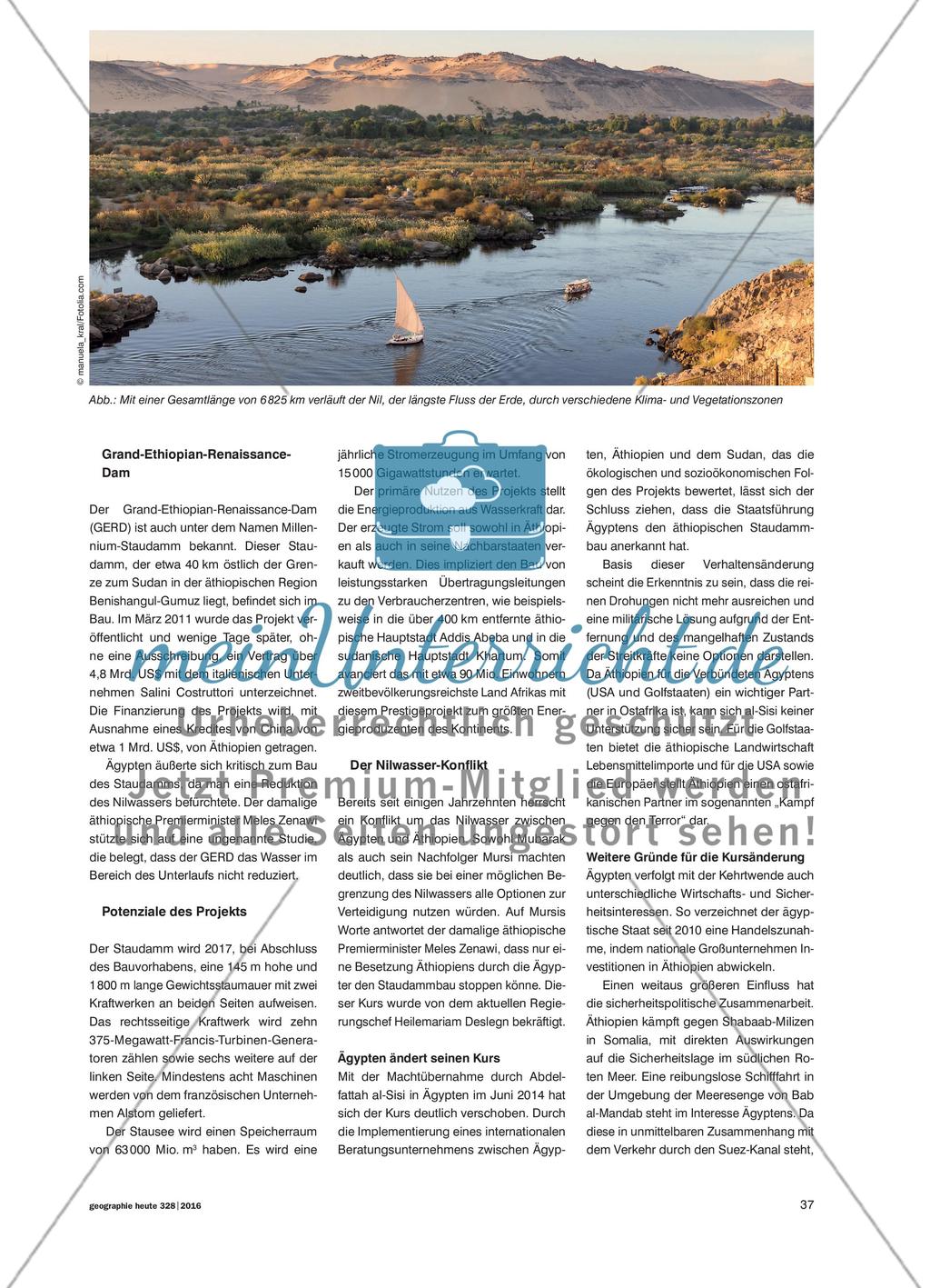 Der Staudammbau in Äthiopien - Einen transnationalen Nutzungskonflikt zum Nilwasser kooperativ erarbeiten Preview 2