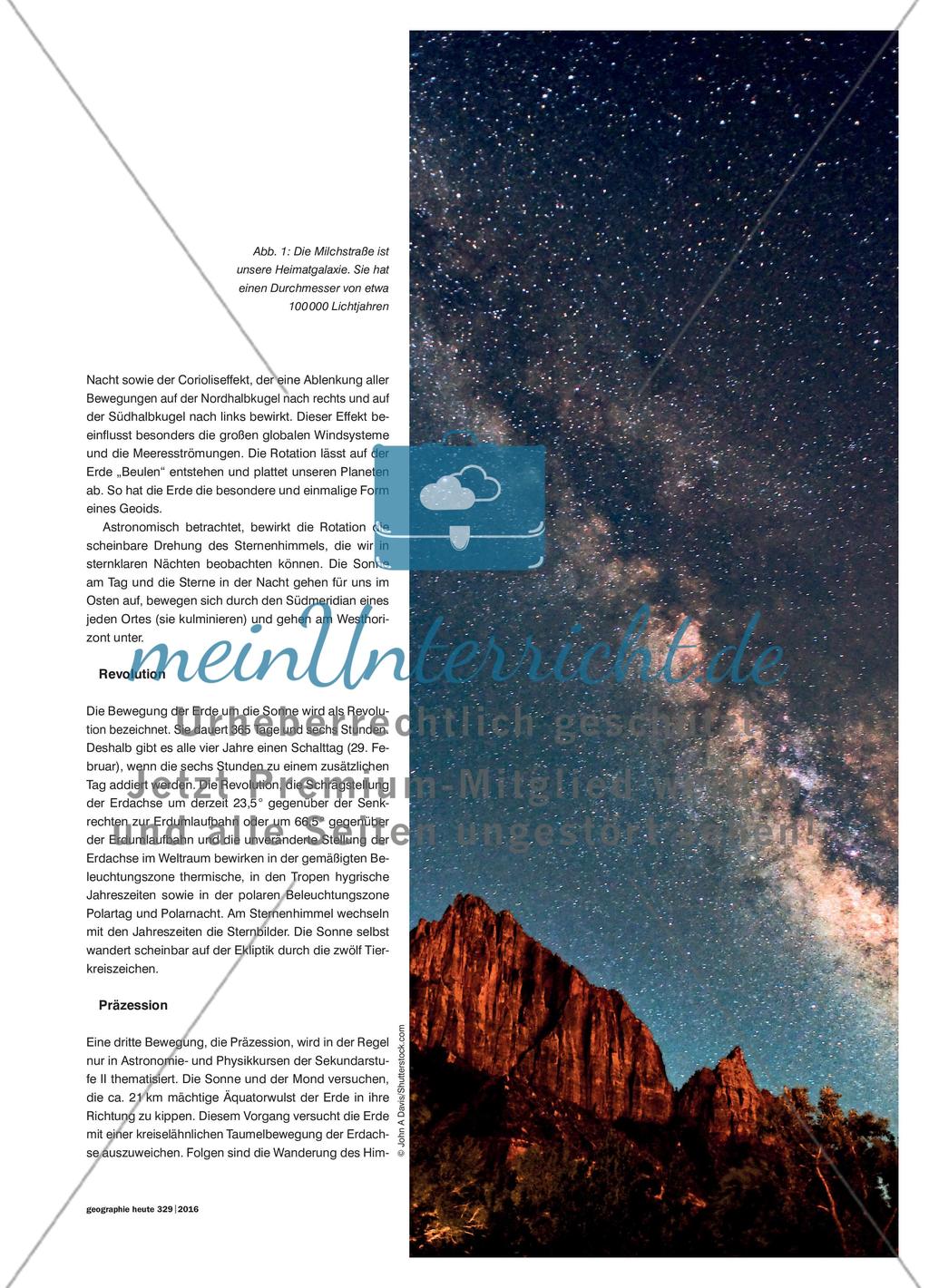 Die Erde im Weltraum - Kosmische Einflüsse prägen irdische Prozesse Preview 2