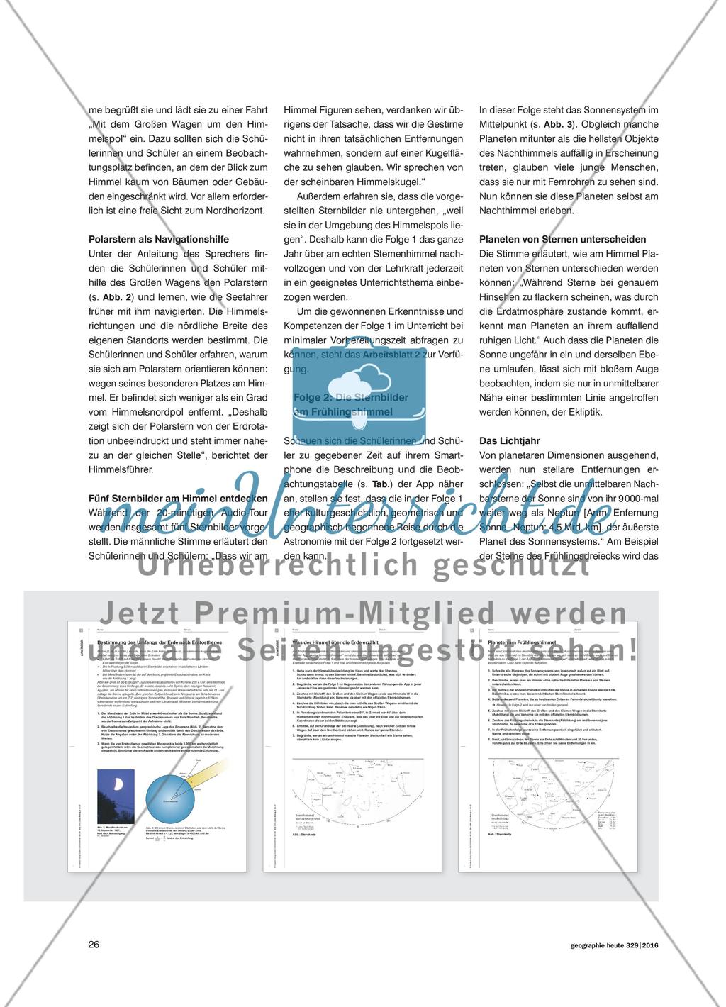 Was der Himmel über die Erde erzählt - Die App „AudioHimmelsführungen“ erklärt es am nächtlichen Sternenhimmel Preview 5