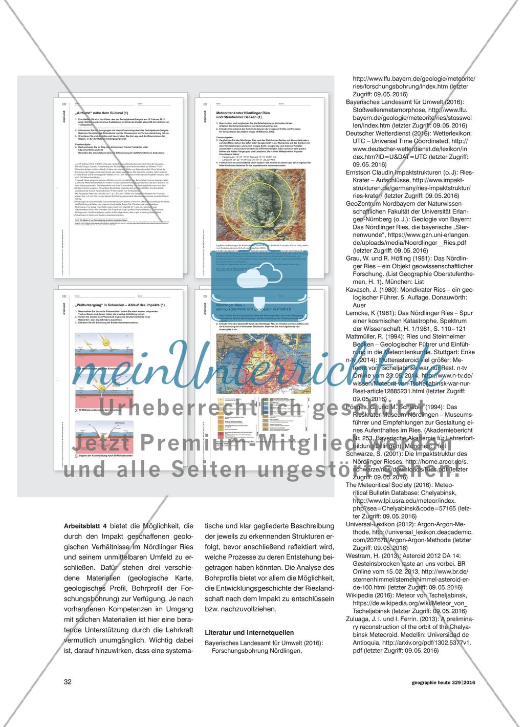 Auf den Spuren einer kosmischen Katastrophe - Das Nördlinger Ries als Beispiel für einen Meteoritenkrater Preview 5