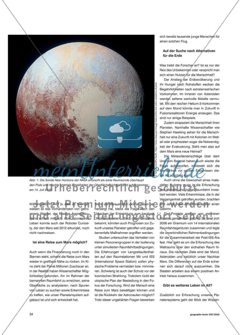 Der Mars – eine zweite Erde?: Auf der Suche nach weiterem Leben im Weltall Preview 2