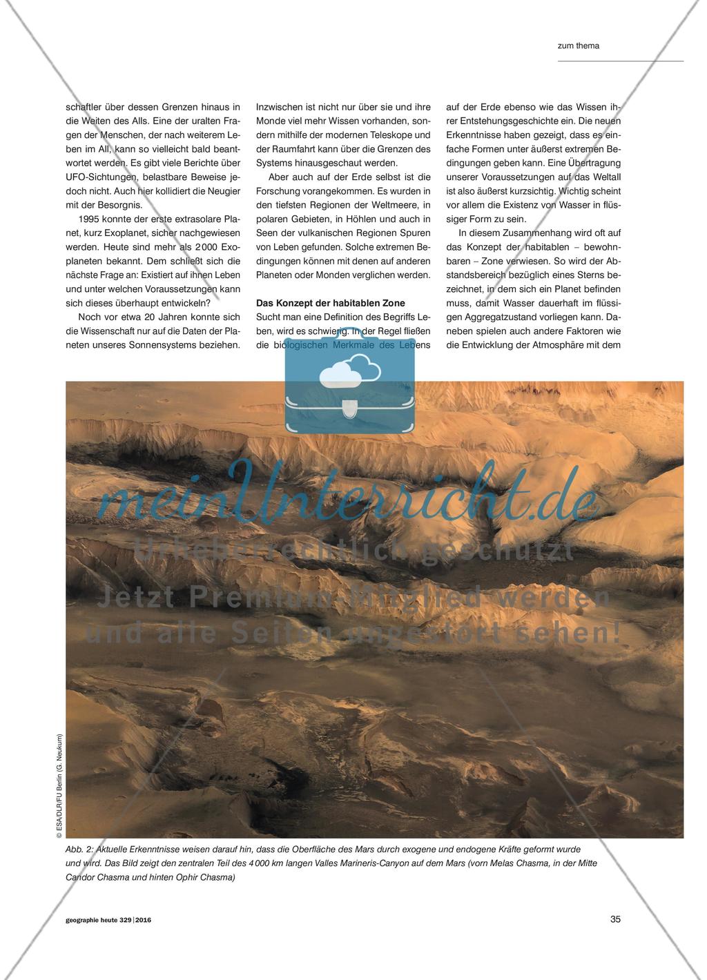 Der Mars – eine zweite Erde?: Auf der Suche nach weiterem Leben im Weltall Preview 3