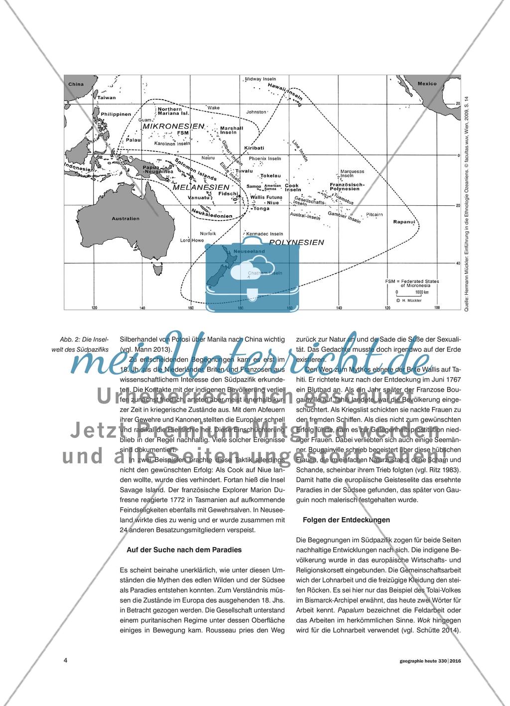 Australien, Neuseeland und die pazifische Inselwelt - Eine historisch-geographische Betrachtung Preview 3