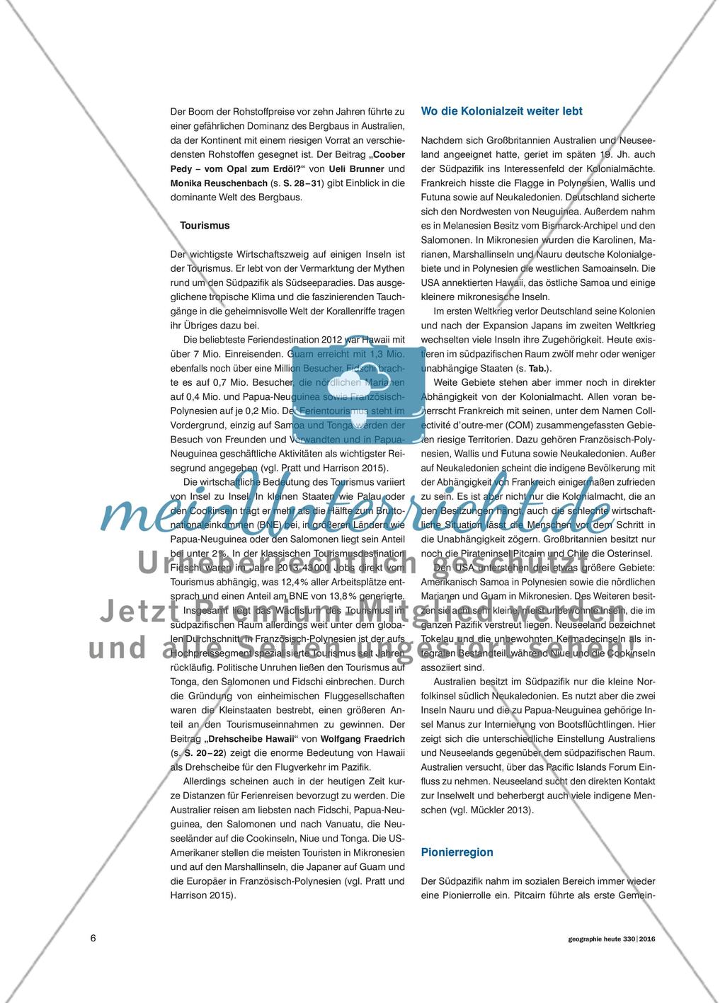 Australien, Neuseeland und die pazifische Inselwelt - Eine historisch-geographische Betrachtung Preview 5