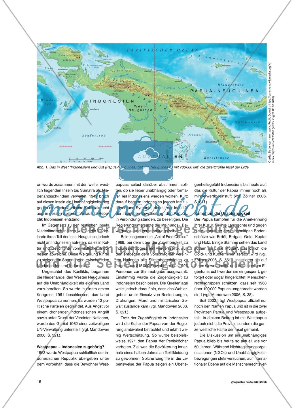 Neuguinea – das Land der Papua?: Außen- und Innensicht auf das Leben der Menschen Neuguineas Preview 2